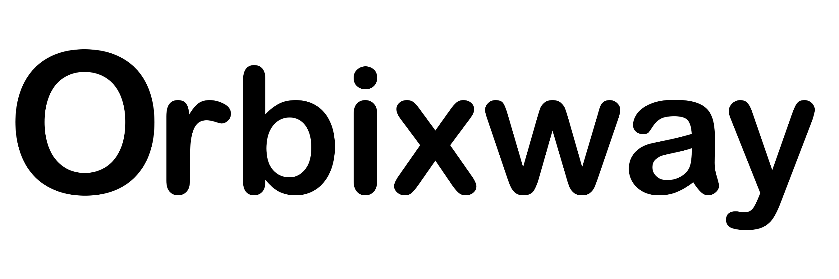OrbixWay wordmark — stylized text logo of the company name