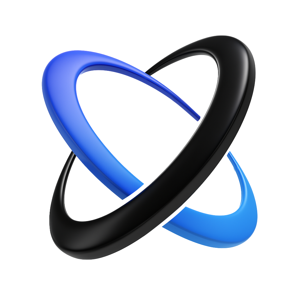 OrbixWay 3D logo icon representing the brand identity
